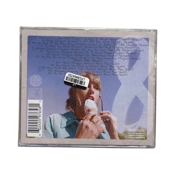 TAYLOR SWIFT CD - 1989 (Taylor's Version) Aquamarine Green Poster Ed TARGET NWT - Picture 4 of 5